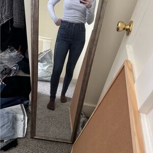 Bundle 3/$45 - American Eagle Outfitters High Rise Dark Blue Jeans